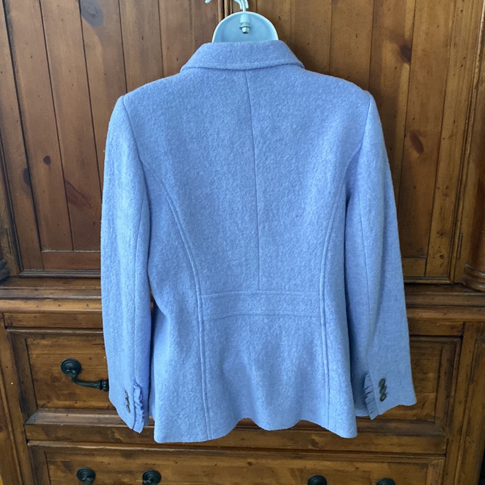 New Talbots Petite Wool lilac Jacket size 10P - Picture 6 of 16